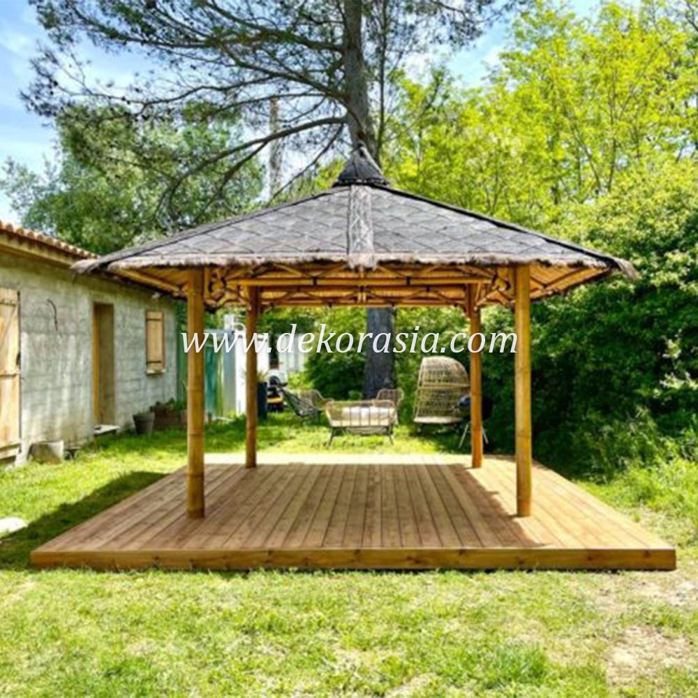 Bamboo Gazebo for Home Garden, Bamboo Gazebo Outdoor